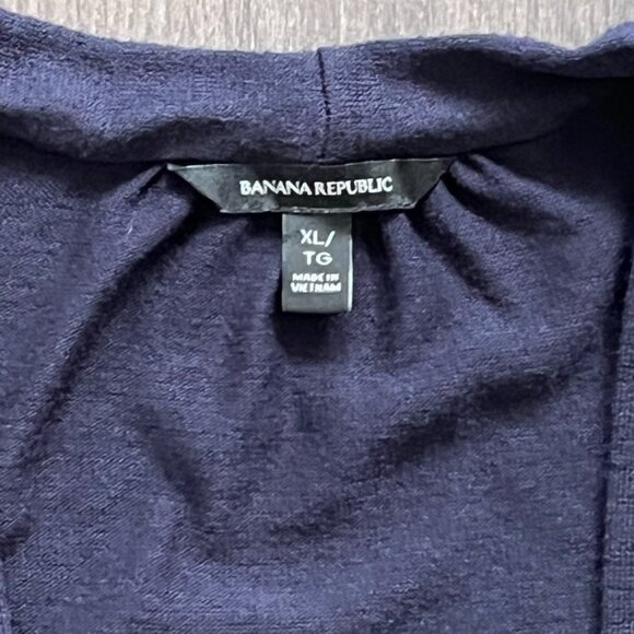 Banana Republic Navy Thin-Knit Cardigan - Picture 3 of 11